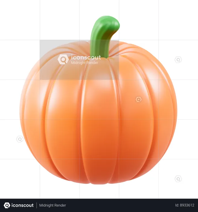 Pumpkin  3D Icon