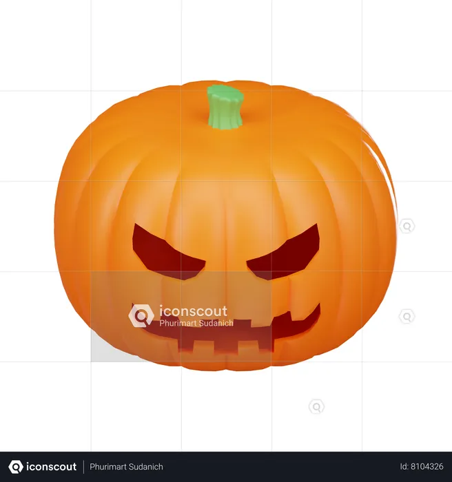 Pumpkin  3D Icon