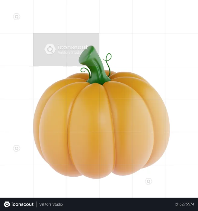 Pumpkin  3D Icon