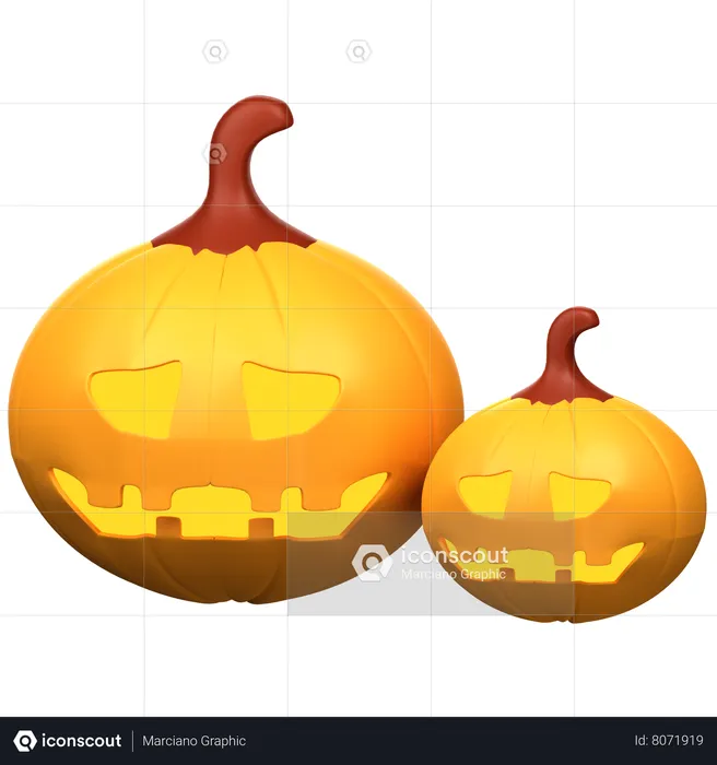 Pumpkin  3D Icon