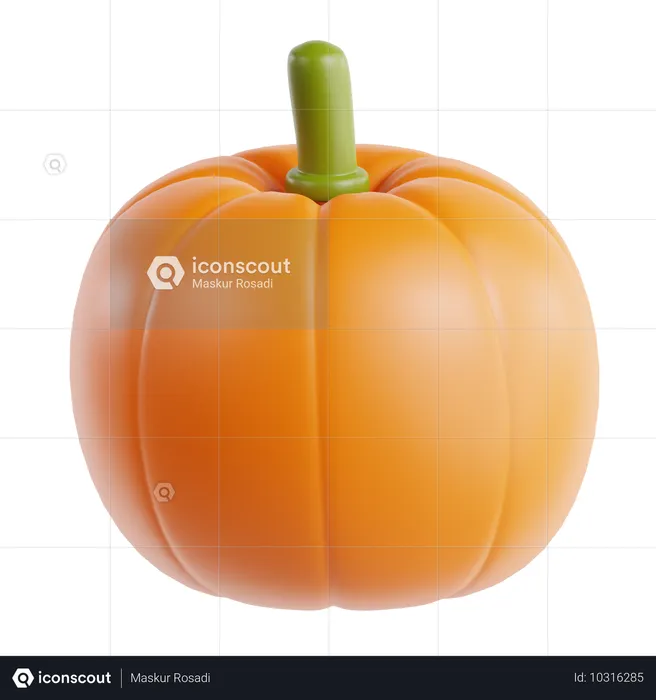 Pumpkin  3D Icon