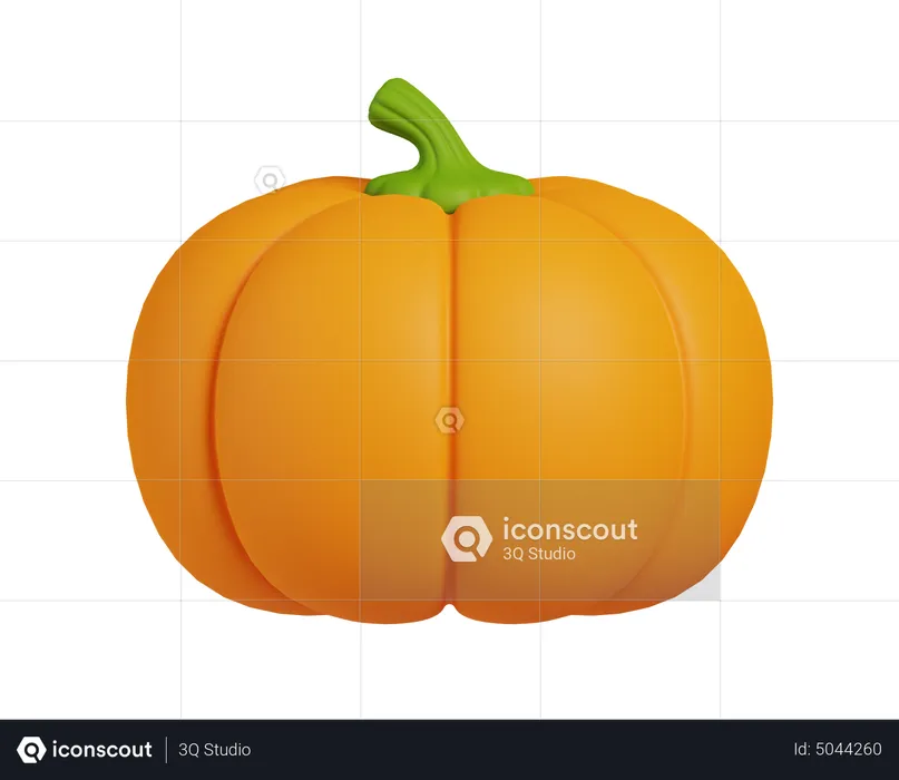 Pumpkin  3D Icon