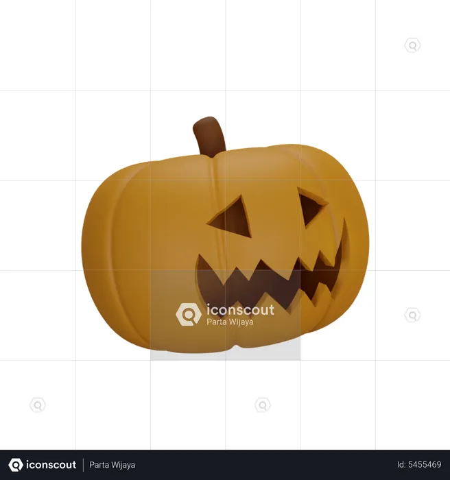 Pumpkin  3D Icon