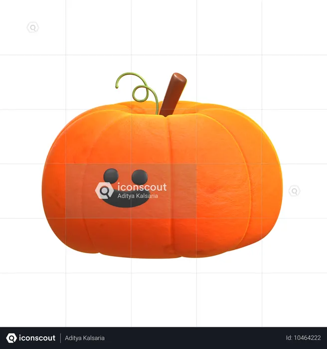 Pumpkin  3D Icon