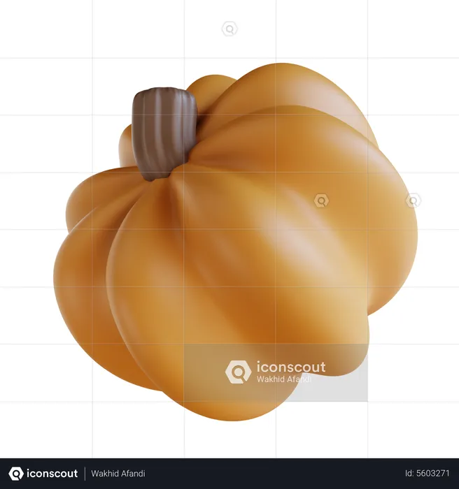 Pumpkin  3D Icon