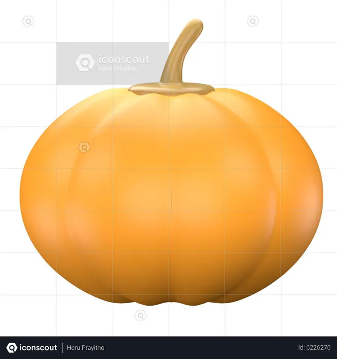 Pumpkin  3D Icon