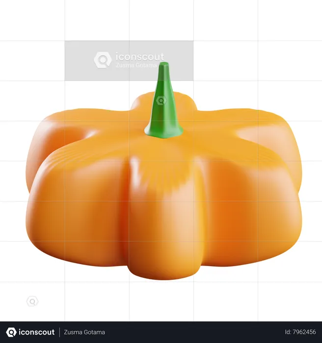 Pumpkin  3D Icon