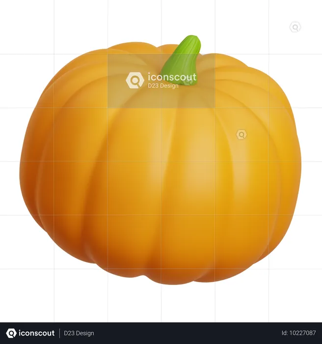 Pumpkin  3D Icon