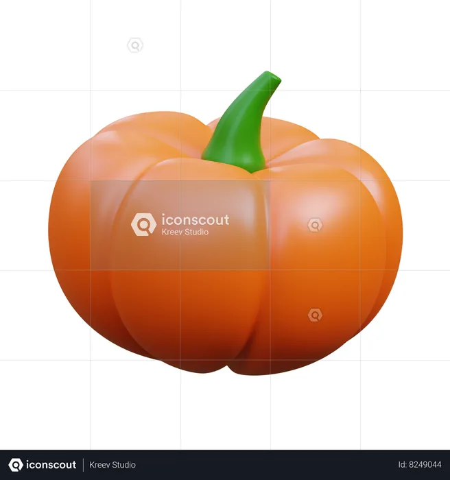 Pumpkin  3D Icon