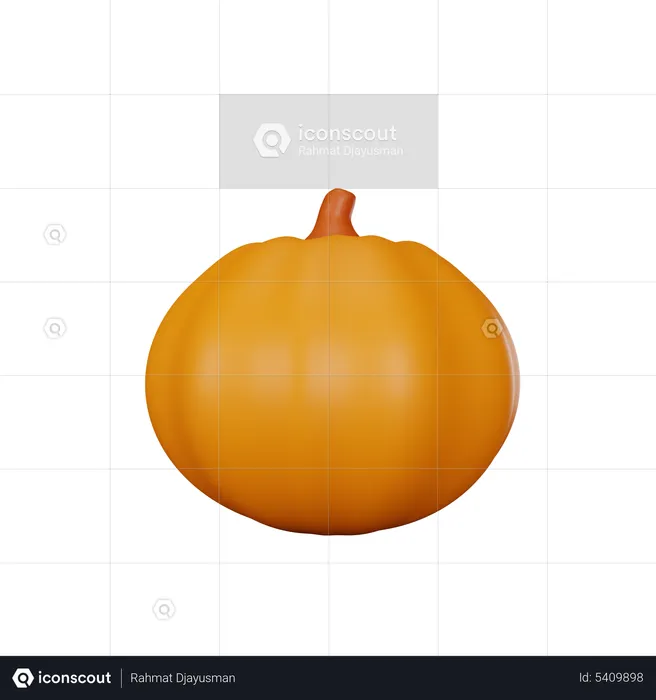 Pumpkin  3D Icon