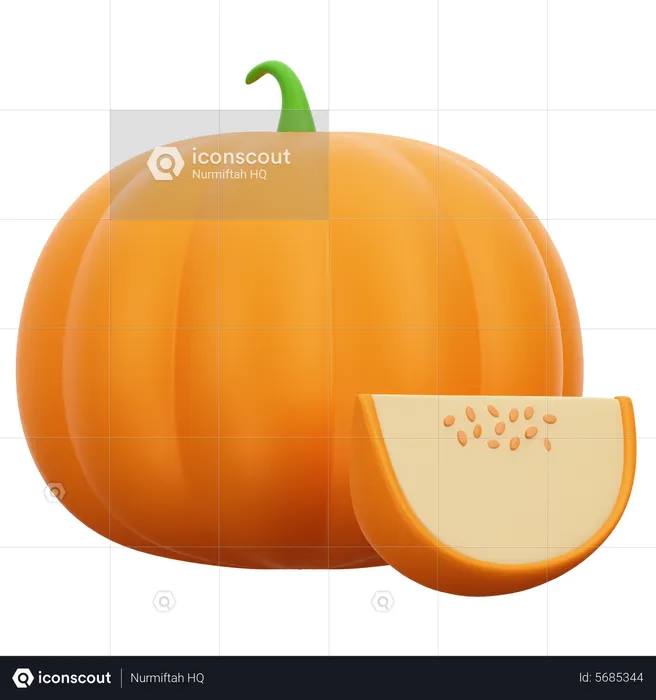 Pumpkin  3D Icon