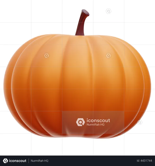 Pumpkin  3D Illustration