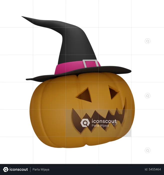 Pumpkin Hat  3D Icon