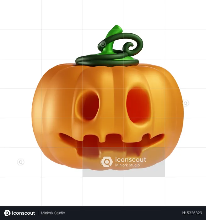 Pumpkin lantern  3D Icon