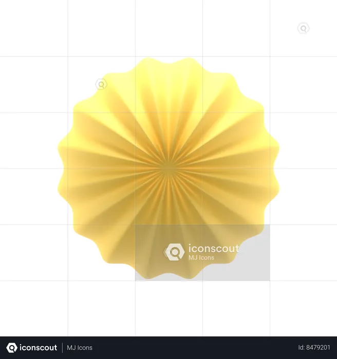 Pumpkin Sphere  3D Icon