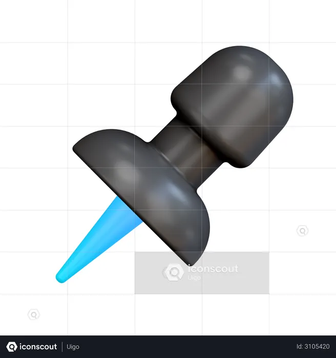 Punaise  3D Illustration