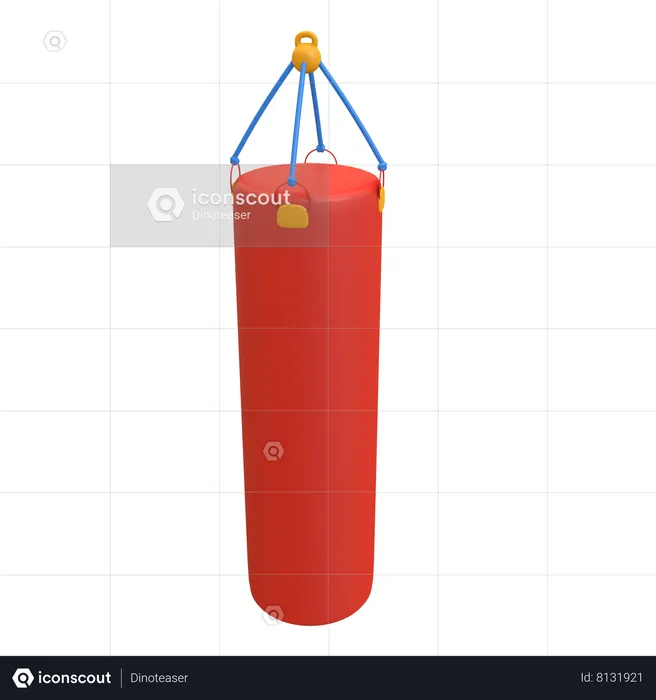 Punching Bag  3D Icon