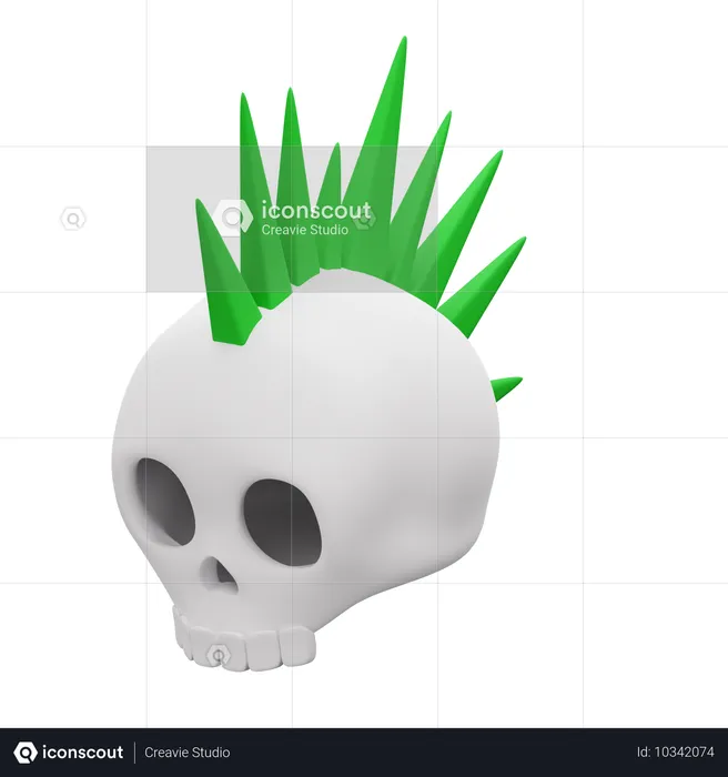 Punk  3D Icon