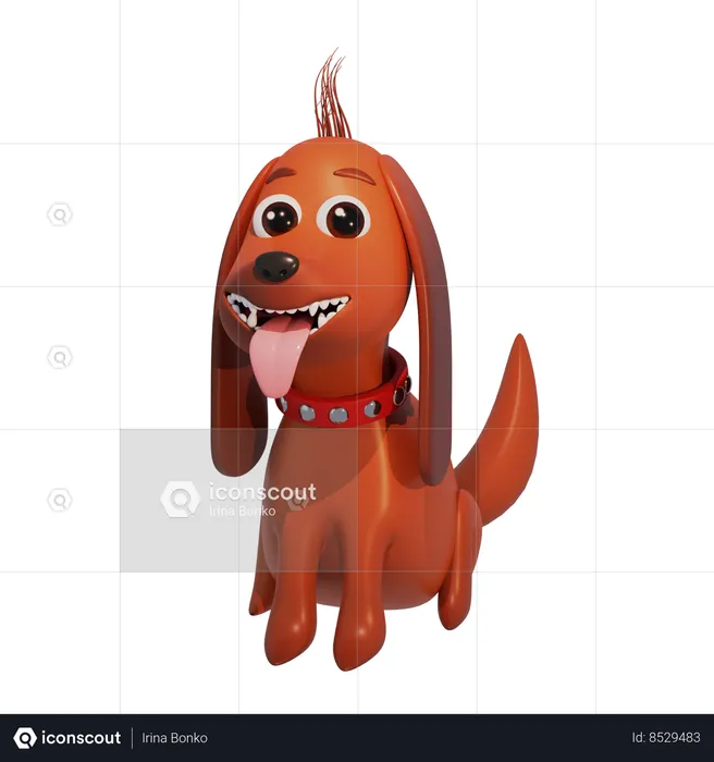Puppy  3D Icon