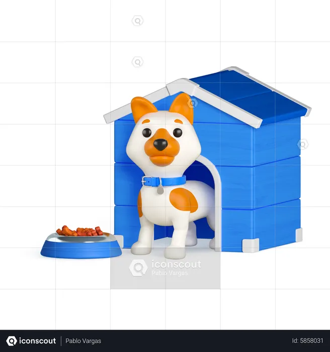Puppy house  3D Icon