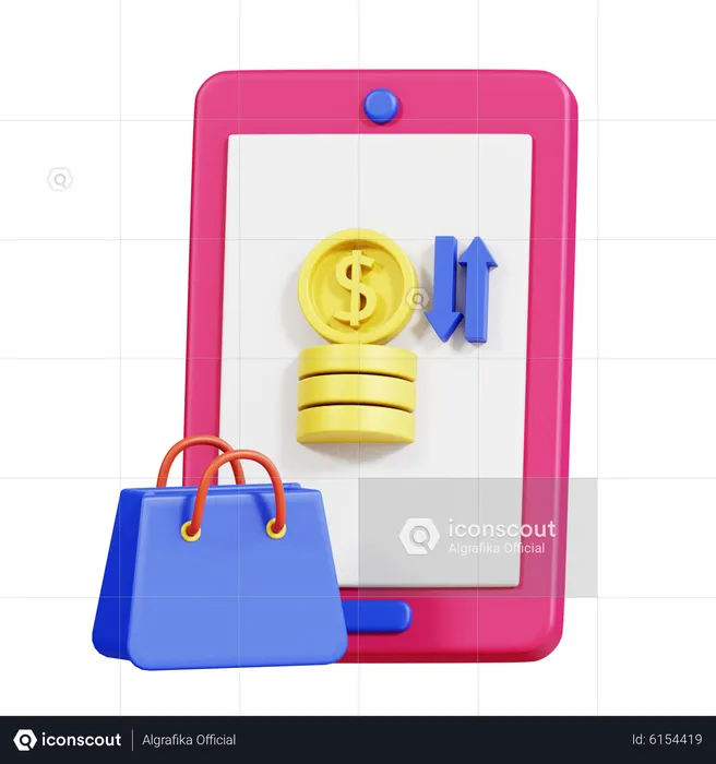 Purchase Transaction  3D Icon