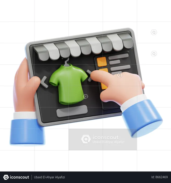 Purchasing Product  3D Icon