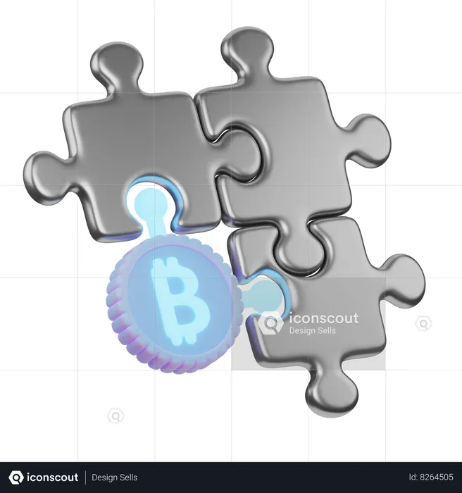 Puzzle  3D Icon