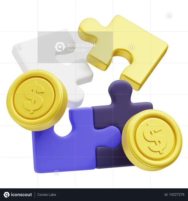 Puzzle  3D Icon