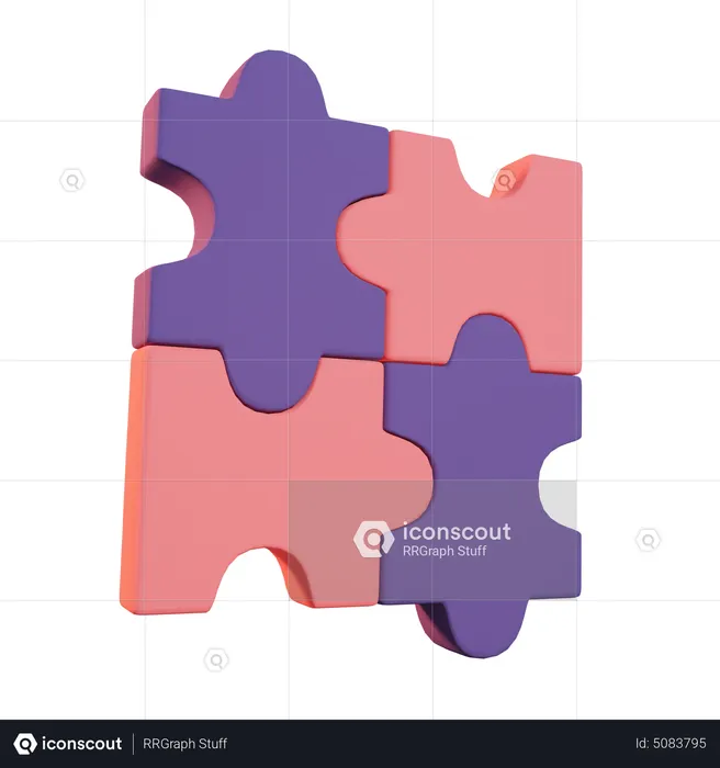 Puzzle  3D Icon