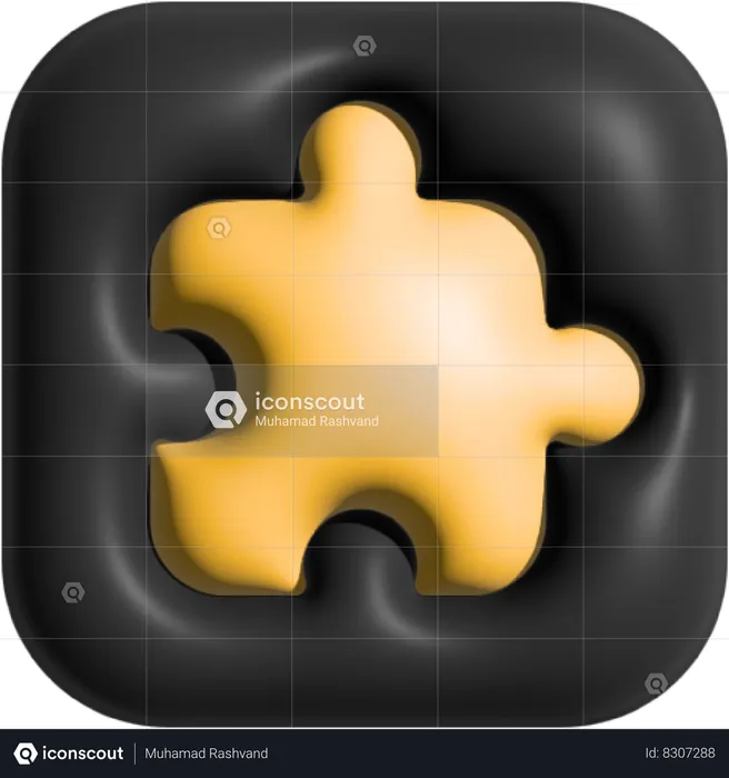 Puzzle  3D Icon