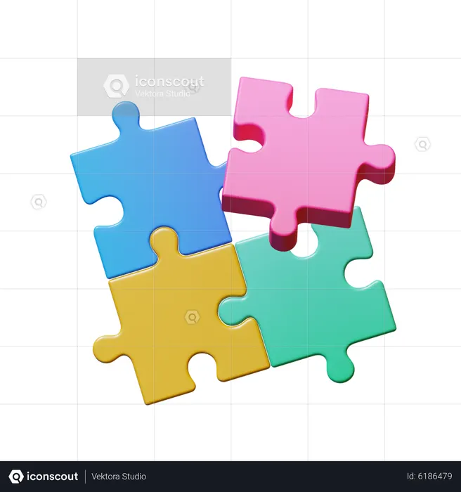 Puzzle Block  3D Icon