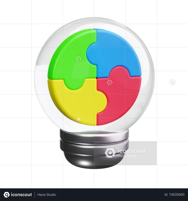 Puzzle-Idee  3D Icon