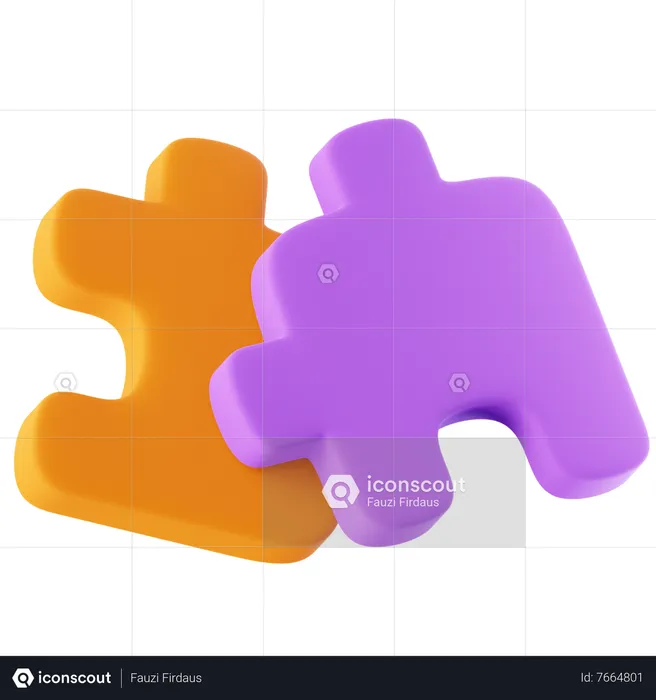 Puzzle Piece  3D Icon