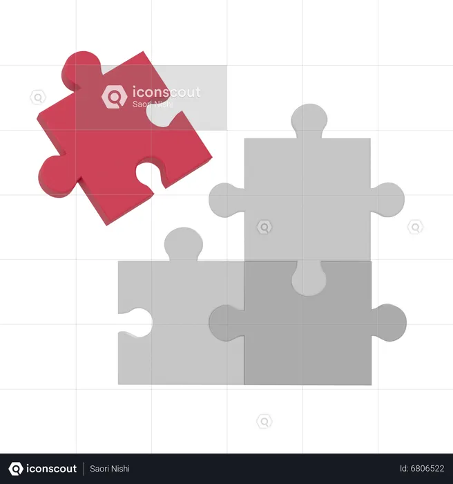 Puzzle Piece  3D Icon