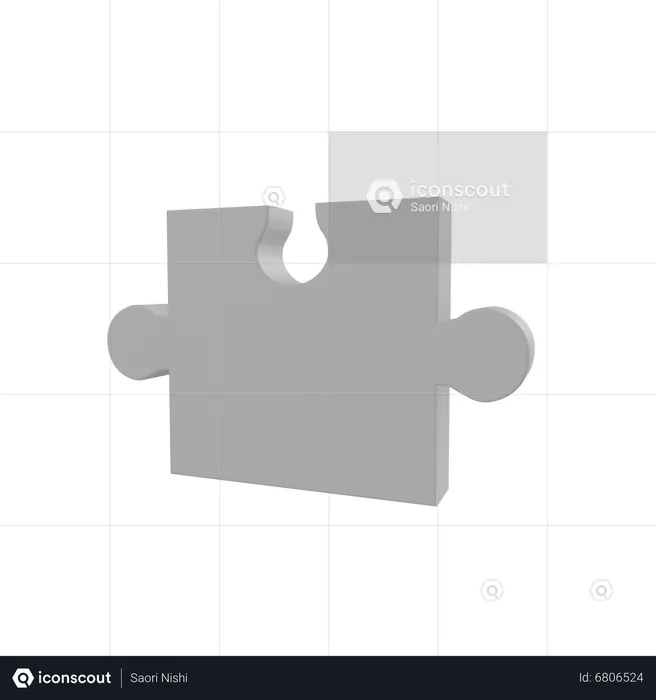 Puzzle Piece  3D Icon