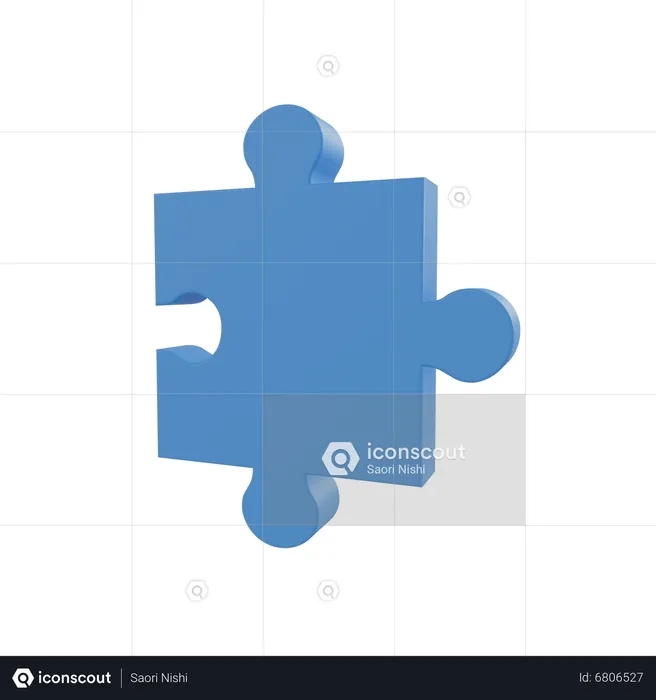 Puzzle Piece  3D Icon