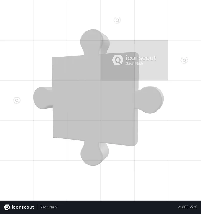 Puzzle Piece  3D Icon