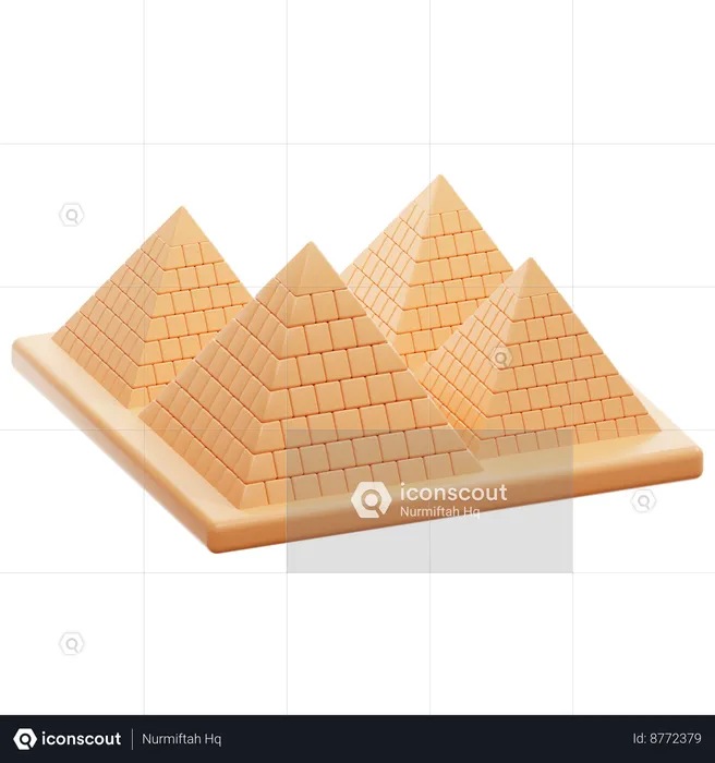 Pyramid  3D Icon