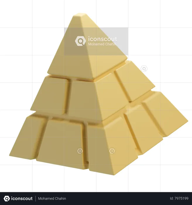 Pyramid  3D Icon