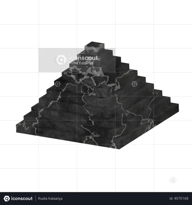 Pyramid  3D Illustration