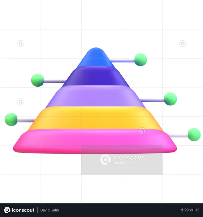 Pyramid Analysis  3D Icon