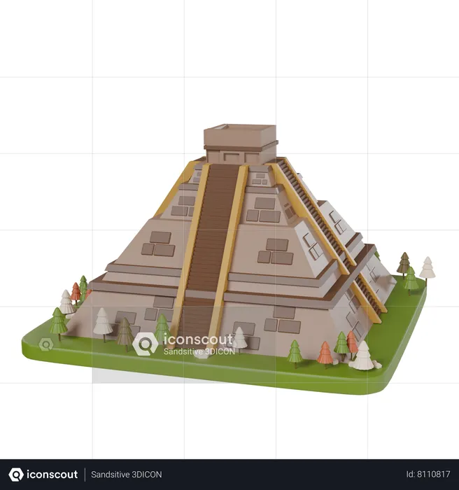 Pyramide  3D Icon