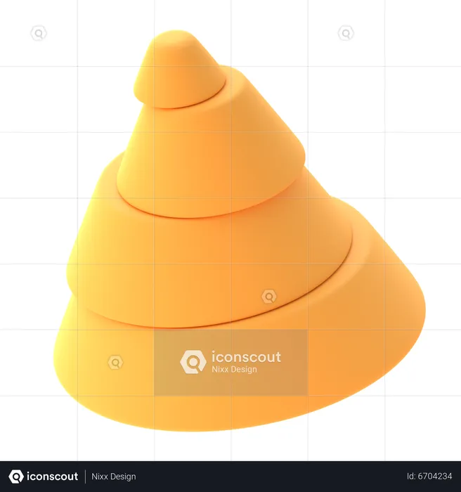 Pyramidenform  3D Icon