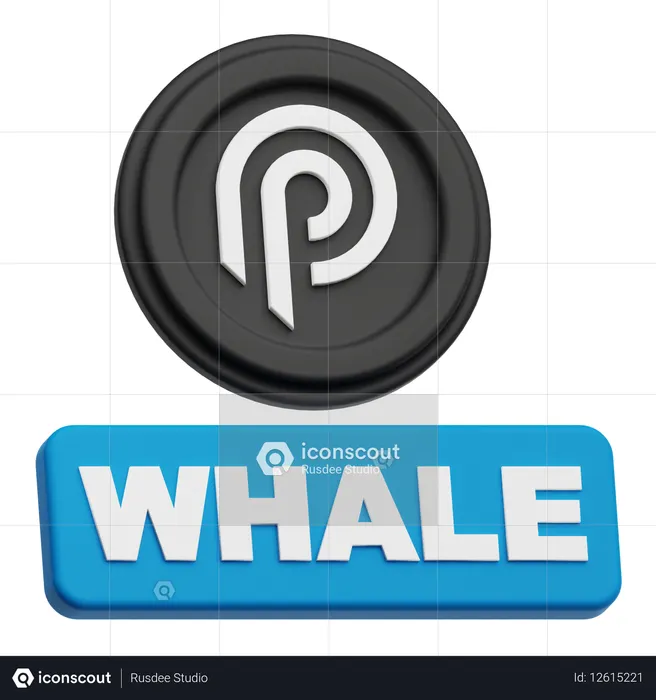 Baleia de rede python  3D Icon