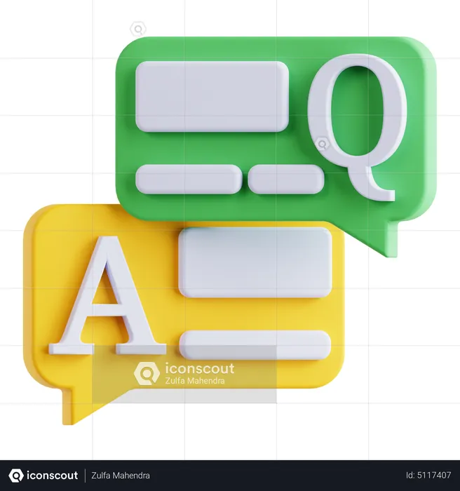 Q And Q  3D Icon
