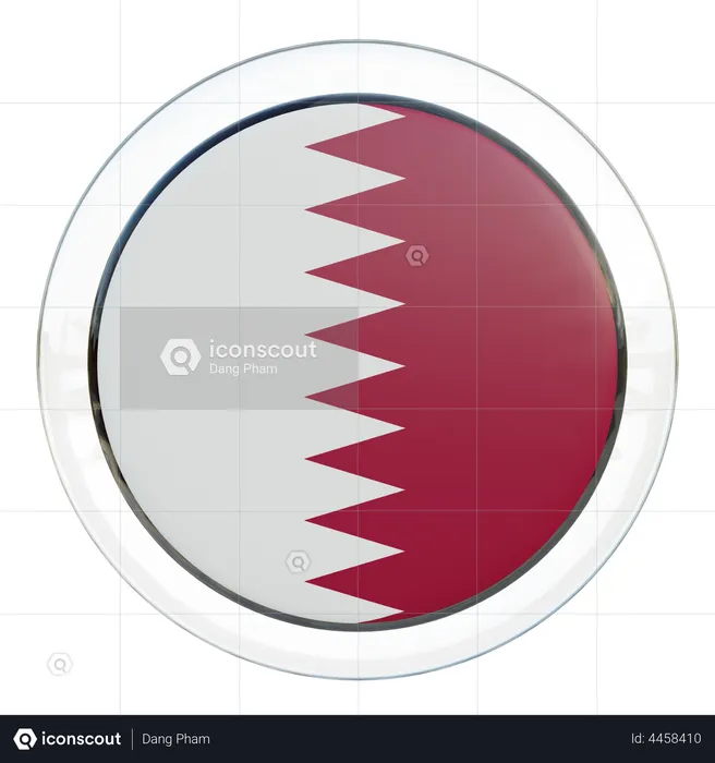 Qatar Flag Flag 3D Flag