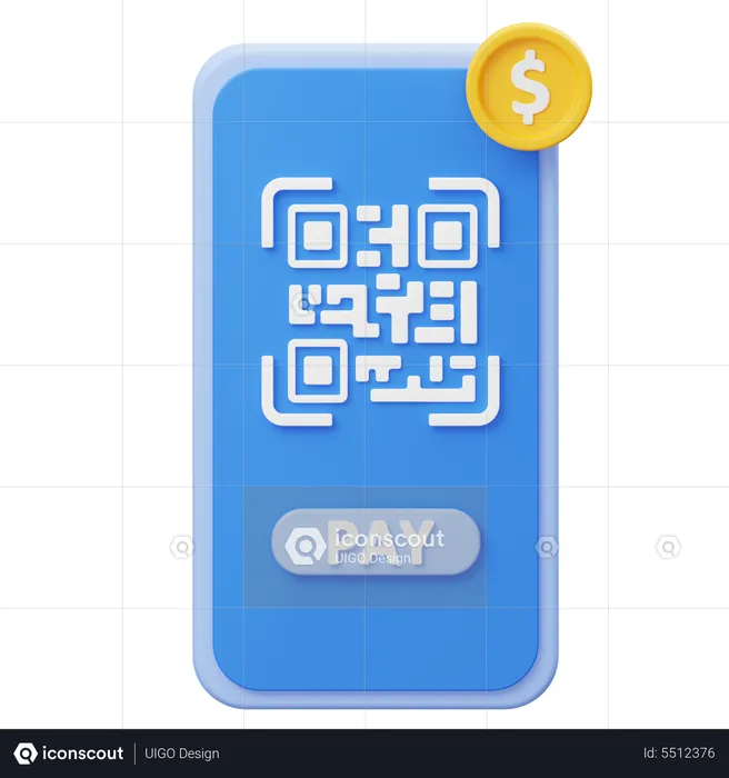 Qr Code Scan  3D Icon