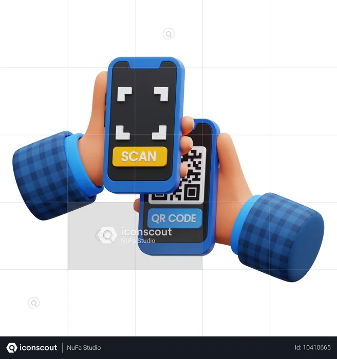 Qr Payment  3D Icon