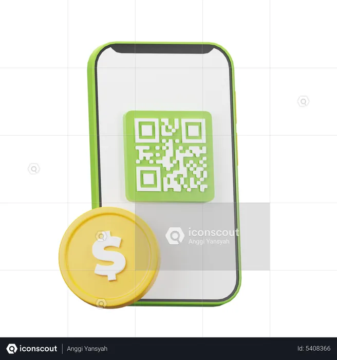 Qr Scanner  3D Icon