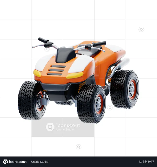 Cuatriciclo  3D Icon